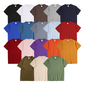 T-shirt en coton biologique 100% 300 g/m², vierge, sans marque, en gros - Product Image 2