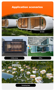 Contenedor Móvil Impermeable Ecológico Tipo Cabaña Apple, de Gran Demanda, para Alojamiento en Zonas Turísticas y Tiendas - Product Image 5