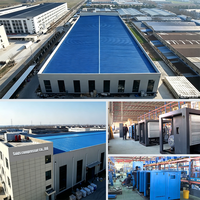 Compresor de Aire de Tornillo Refrigerado por Agua, Sin Aceite, de 300 HP y 220 kW, con Gas Nitrógeno y Accionamiento Directo para la Industria Médica