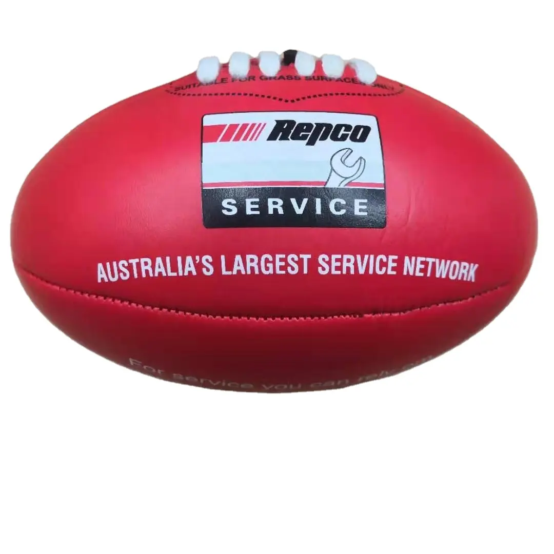 official size and weight match quality pu pvc leather Australia rules football/Aussie football/AFL football size 5 4 3 2 1