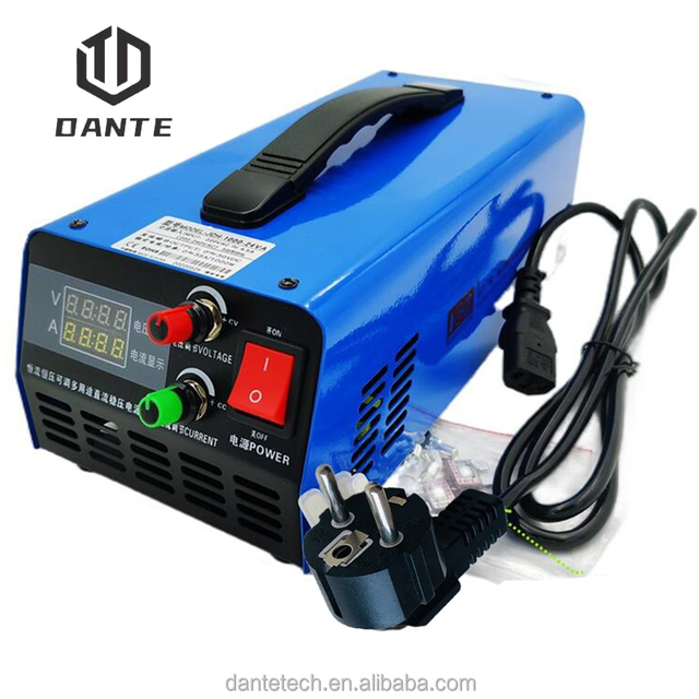 DANTE 1000W 120VDC Adjustable Voltage Current Lithium Lead-acid LiFePO4 Battery Charger Aluminum case with Camping Power Supply