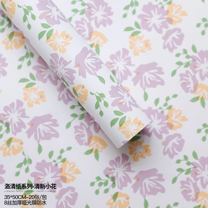 ดอกไม้สดขนาดเล็ก [ฝัน Wisteria 20แผ่น] 35*50ซม