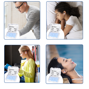 Tapones para los oídos para dormir Natación Suave Cancelación de <span class=keywords><strong>ruido</strong></span> Gel de silicona <span class=keywords><strong>Cera</strong></span> Tapones para los oídos Protección para los oídos - Product Image 2