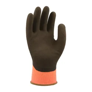 Guanto Towa - 329 7/S Power Grab Thermodex Max - Colore: Arancione Fluorescente / Marrone Scuro - Guanti da lavoro consigliati - Product Image 2