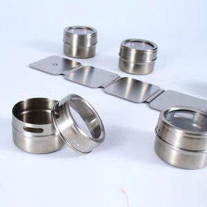 ชั้นวางเครื่องเทศในครัวแบบแม่เหล็ก6ชิ้น,ชุดอุปกรณ์ใส่เครื่องปรุงสำหรับตู้เย็น - Product Image 4