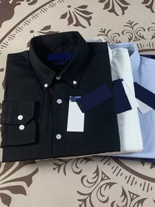 Nouvelle <span class=keywords><strong>chemise</strong></span> décontractée à manches longues rayée pour <span class=keywords><strong>homme</strong></span>, style coréen, col rabattu perlé, en tissu <span class=keywords><strong>Oxford</strong></span> 100 % coton, infroissable, collection Printemps 2026 - Product Image 5