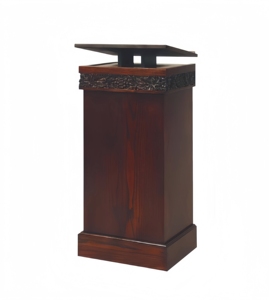 Atril de Madera Personalizado para Iglesia, Púlpito Premium, Ideal para Seminarios, Salas de Conferencias y Auditorios - Product Image 6