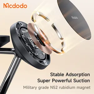 Mcdodo 495 3 en 1 Chargeur <span class=keywords><strong>de</strong></span> bureau sans fil 15W Support <span class=keywords><strong>de</strong></span> charge sans fil magnétique avec lampe <span class=keywords><strong>de</strong></span> <span class=keywords><strong>nuit</strong></span> pour IWatch iPhone iPod TWS - Product Image 5