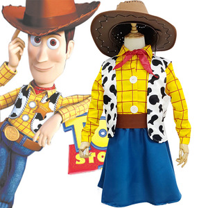 Costume Woody de Toy Story pour enfants, tenue de cowgirl, déguisement d'Halloween, jeu de rôle, 8-13 ans, printemps 2025 - Product Image 1