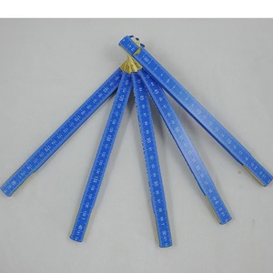 Règles pliantes en bois avec mesures métriques et impériales pour la fonction pliable de papeterie scolaire - Product Image 3