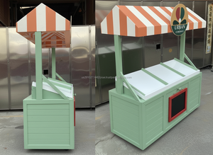 Kiosque extérieur mobile portatif de stand de vente de nourriture de rue à vendre pour le stockage extérieur de nourriture de stands - Product Image 3