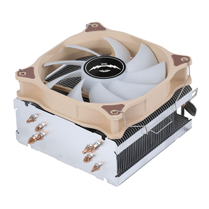 QiuzAim 4 tubos de calor 2011 Pin <span class=keywords><strong>CPU</strong></span> disipador de calor 12cm ventilador X99 computadora de escritorio luminosa X79 placa base 4pin/PWM - Product Image 4