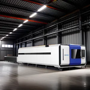 JNKEVO Full Cover Fiber Laser Cutting Machine Totalmente Automático para Produção de Plate 3 Anos de Garantia Yaskawa Servo Motor