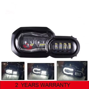 YongJin светодиодные фары дальнего/ближнего света с halo DRL комплект сборки и Замена фар для BMW F650GS/F700GS/F800GS/F800R - Product Image 6