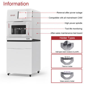 Fresatrice ad Alta Precisione a <span class=keywords><strong>5</strong></span> Assi per Odontoiatria CAD/CAM, per Lavorazione di Titanio, Vetroceramica e Zirconia - Product Image 3