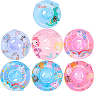 Bouée de natation gonflable pour enfants, 70cm, avec poignée, pour parc aquatique, pour enfants de 2 à 5 ans, Design licorne - Product Image 2