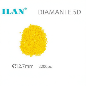 ILAN Diamante 5D 2.7mm Giallo 2200pz per Pittura Diamante - Product Image 3