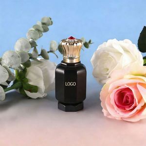 Parfum unisexe arabe en flacon doré, Oud de Dubaï, flacon de parfum en verre rouge à vaporiser pour femmes et hommes - Meilleures ventes - Product Image 2