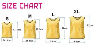 Gilets d'entraînement de football respirants personnalisés avec logo, chasubles de football pas chers, gilets de football en mesh, dossards d'entraînement de football en gros - Product Image 4