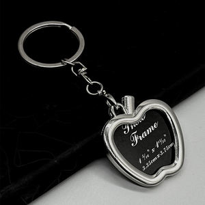 Factory <b>Custom</b> Design DIY Photo Frame Insert Personalized Logo Creative Gift Wedding Promotion Souvenir Metal <b>Keychain</b> - Product Image 2