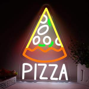 Hot Pizza Neon Signs para decoración de pared Pizzeria Neon Light Sign para Business Shop Pizza Party Decoraciones - Product Image 5