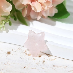 Colgante de Estrella de Cristal Natural de 20 mm Sin Agujero, Gema Pulida, Adorno de Estrella de Cinco Puntas, Accesorios para Hacer Joyas DIY - Product Image 6