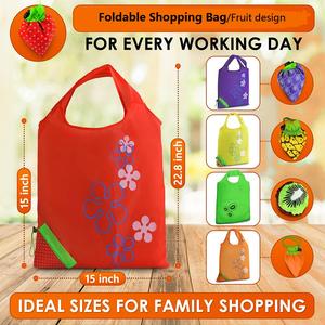 Sac de courses promotionnel pliable et portable, couleur unie, sac de rangement triangulaire, sac de courses personnalisé respectueux de l'environnement - Product Image 2