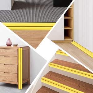 דבק עצמי קיר לקצץ דפוס pvc מבריק קצה מרור בפנים & מחוץ לפינה עבור קצה תקרת רקע - Product Image 6