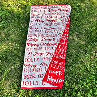 100% Cotton Jacquard Novelty Beach Towel Customizable Design Soft Absorbent Thick Terry Sides Home Beach Luxury Sand Free