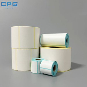 Factory Wholesale 4x4 Inch 3x5 Inch Thermal Label Paper Supermarket Shelf Price Tag Retail Store Product Labeling Roll - Product Image 1