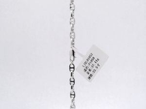 Magnífico Collar de Platino Pt950 Blanco con Acabado Espejo, Extragrande, para Unisex, Estilo Hip Hop, Pieza Impresionante para Espectáculos - Product Image 3