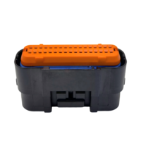MX23A34SF1 12V Automotive Buchsenstecker für Steuergeräte, 34-polig, PBT-Gehäuse, IP66, 2,5mm Rastermaß, Kabel-zu-Kabel