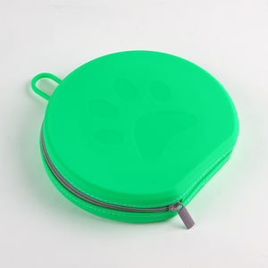 Tazón Plegable de Silicona con Cierre para Perros, Plato Portátil para Comida y Agua para Mascotas - Product Image 2