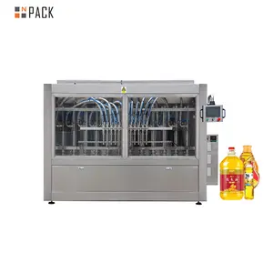 NPACK Full-Automatic Multi Heads Cooking Edible Oil Filling Machine Sunflower Oil Production Line