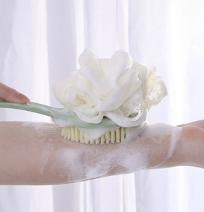 Body Brush Long Handled Soft Bristle <strong>Scrub</strong> Brush <strong>Back</strong> Brush Bath <strong>Scrub</strong> with Shower Flower - Product Image 6