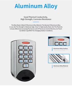 180kg(350Lbs) <b>Electric</b> Magnetic Lock WG26/34 Metal IP68 Waterproof IC Card Standalone Keypad Biometric Access Controller Kit - Product Image 6