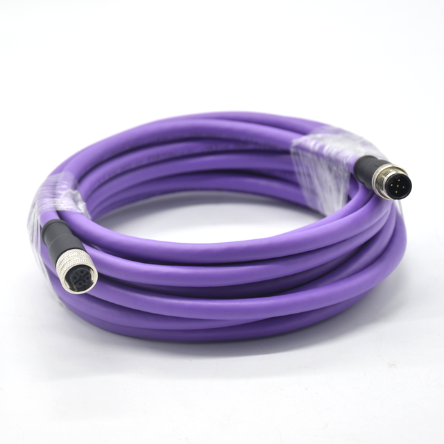 Circular Connector IP67 M12 Connector 5 Pin B Code Industrial Cable Waterproof Wire Connector