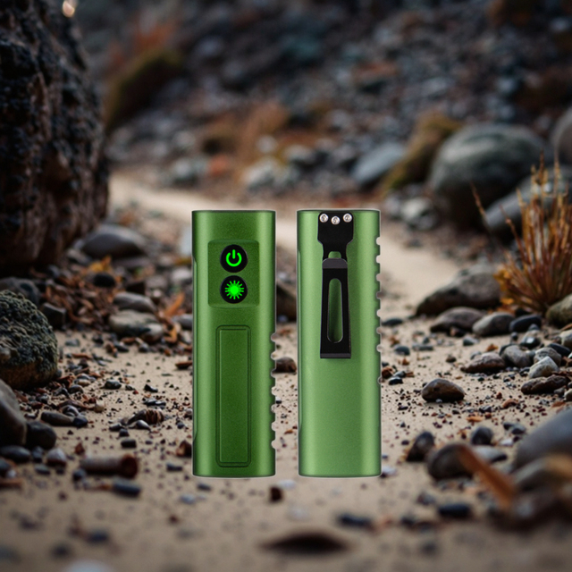 Super Bright COB LED Aluminum Alloy Mini Torch Green Laser Magnetic Rechargeable Portable Tactical Flashlight USB Diving Camping