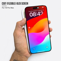 Écran OLED 120Hz LCD pour iPhone, remplacement d'écran Huaxing, bordures fines presque originales, ajustement parfait pour iPhone 15 16 Pro Max