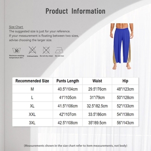 Men's Stage <b>Dance</b> <b>Pants</b> Metallic Side Stripe Loose Fit Performance Wear for Lyrical <b>Dance</b> Practice White Black Blue Purple - Product Image 6