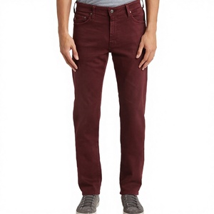 Nuevos Jeans de Mezclilla Estilo Americano, Corte Recto, Cintura Media, Transpirables, Ligeros, Personalizados, con Diseño de Ondas Apiladas para Hombre - Product Image 3