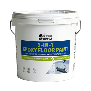 <span class=keywords><strong>Peinture</strong></span> pour sols en résine époxy pour salle blanche, usine alimentaire et atelier pharmaceutique, revêtement de sol industriel antistatique résistant à l'usure - Product Image 1