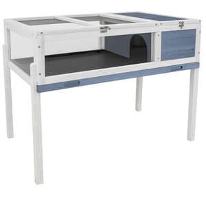 Wood <strong>Tortoise</strong> House, Indoor Turtle Habitat Reptile <strong>Cage</strong>, <strong>Tortoises</strong> Enclosure for Small Animals Lizards Hamster - Product Image 1
