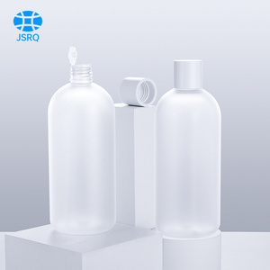 Bouteille de rosée pure givrée à épaule ronde de 500ml en stock bouteille de dissolvant pour cosmétiques emballage pour animaux de compagnie bouteille en plastique bouteille d'eau de toner - Product Image 3