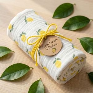 Cotton Multiple Layers Muslin Gauze Quilt Swaddle Baby Blanket Nursing Bedding Soft Breathable Throw Oversized Baby Blankets - Product Image 1