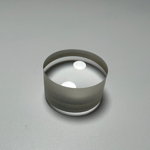 무색 접착 렌즈 D131F1200 공장 맞춤형 광학 유리 AR 코팅 K9 무색 더블렛 렌즈 접착 렌즈 - Product Image 1