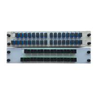 Répartiteur de cassette PLC 1x32 SC/APC, type enfichable, monomode G657A1, répartiteur optique passif FTTH 1:32
