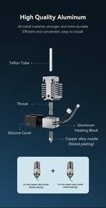 Creality <span class=keywords><strong>Ender</strong></span>-<span class=keywords><strong>3</strong></span> V3 Se Hotend Kit <span class=keywords><strong>Buse</strong></span> en alliage de cuivre (pas de colmatage étanche Extrusion précise Chauffage rapide Heati efficace - Product Image 3
