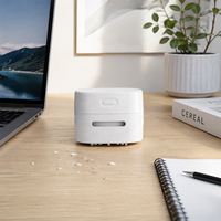 Aspirateur de table compact sans fil rechargeable avec logo personnalisé OEM pour nettoyer les cheveux et les miettes