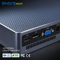 Mini PC Sharerdp Core I9 11900H, Computadora de Escritorio, Triple Pantalla 4K HD DP VGA, 6 USB Tipo-C, PC Compacta para Negocios, Hogar y Oficina